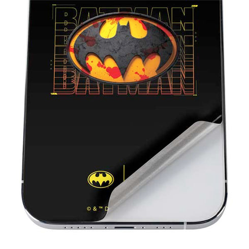 DC Comics The Flash Movie: Batman Bloody Logo iPhone 12 Pro Max Skin