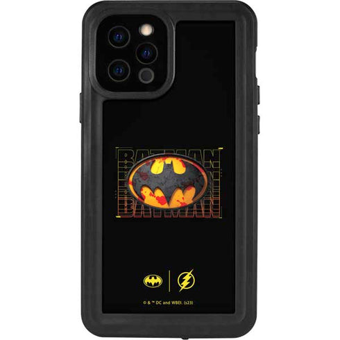DC Comics The Flash Movie: Batman Bloody Logo iPhone 12 Pro Waterproof Case