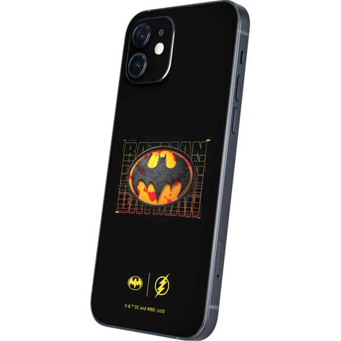 DC Comics The Flash Movie: Batman Bloody Logo iPhone 12 Skin