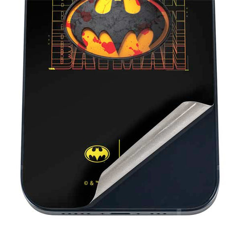 DC Comics The Flash Movie: Batman Bloody Logo iPhone 12 Skin