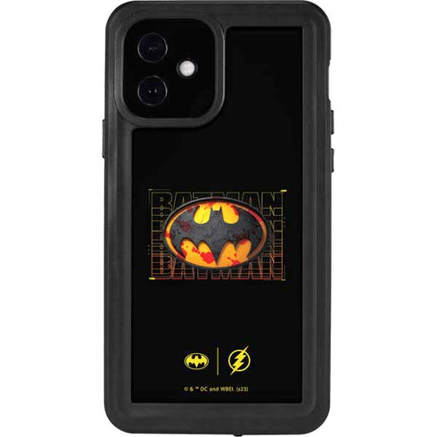 DC Comics The Flash Movie: Batman Bloody Logo iPhone 12 Waterproof Case