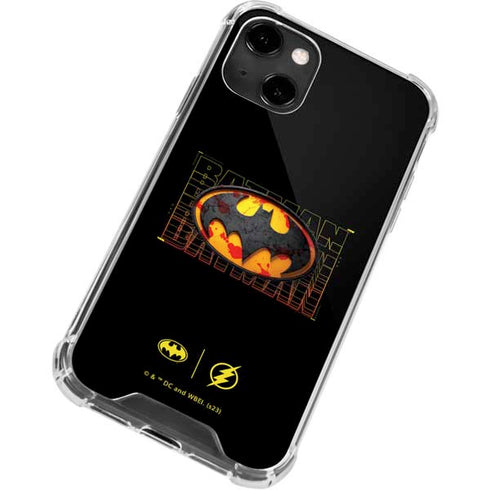 DC Comics The Flash Movie: Batman Bloody Logo iPhone 13 Clear Case