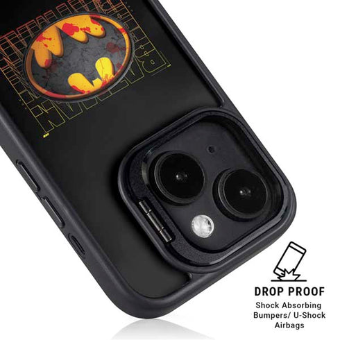 DC Comics The Flash Movie: Batman Bloody Logo iPhone 13 Kickstand Case