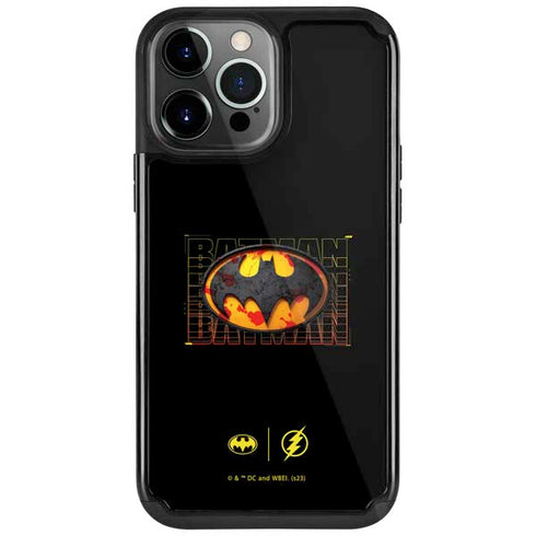 DC Comics The Flash Movie: Batman Bloody Logo iPhone Cases