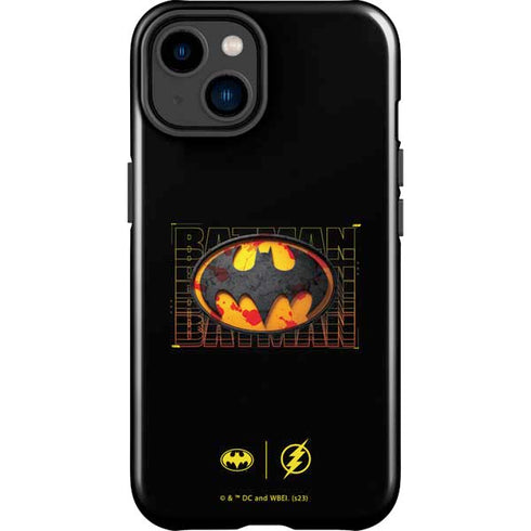 DC Comics The Flash Movie: Batman Bloody Logo iPhone 14 Plus Impact Case