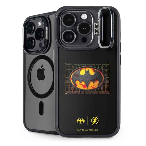 DC Comics The Flash Movie: Batman Bloody Logo iPhone 15 Pro Max Kickstand Case