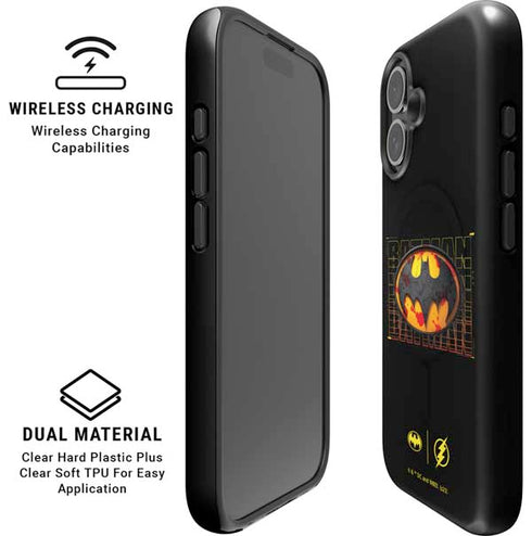DC Comics The Flash Movie: Batman Bloody Logo iPhone 16 Magsafe Impact Case