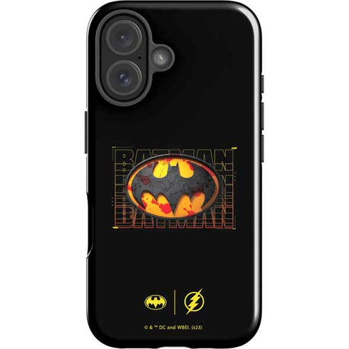 DC Comics The Flash Movie: Batman Bloody Logo iPhone 16 Plus Impact Case