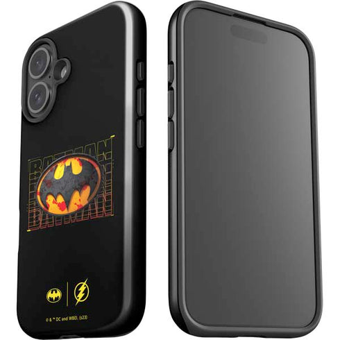 DC Comics The Flash Movie: Batman Bloody Logo iPhone 16 Plus Impact Case