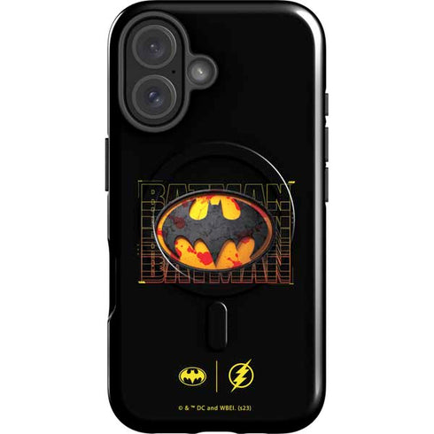 DC Comics The Flash Movie: Batman Bloody Logo iPhone 16 Plus Magsafe Impact Case