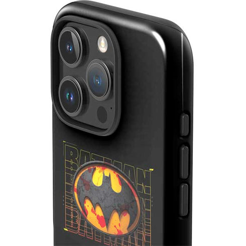 DC Comics The Flash Movie: Batman Bloody Logo iPhone 16 Pro Impact Case
