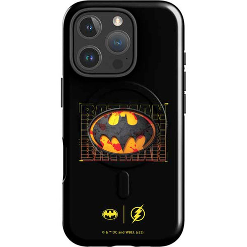 DC Comics The Flash Movie: Batman Bloody Logo iPhone 16 Pro Magsafe Impact Case