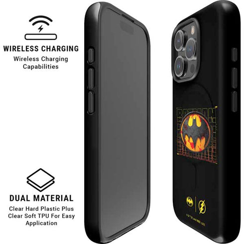 DC Comics The Flash Movie: Batman Bloody Logo iPhone 16 Pro Magsafe Impact Case