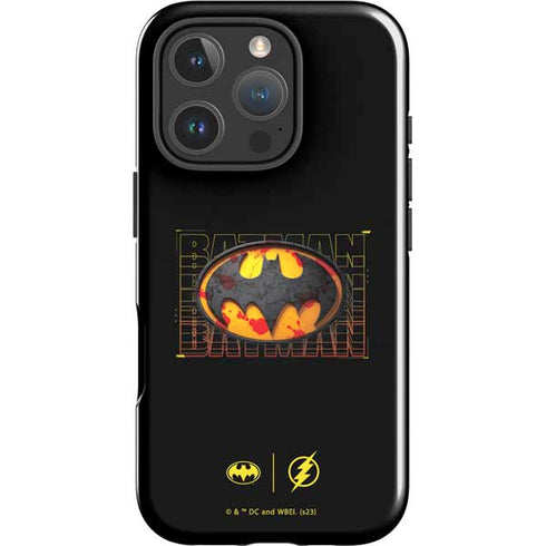 DC Comics The Flash Movie: Batman Bloody Logo iPhone 16 Pro Max Impact Case