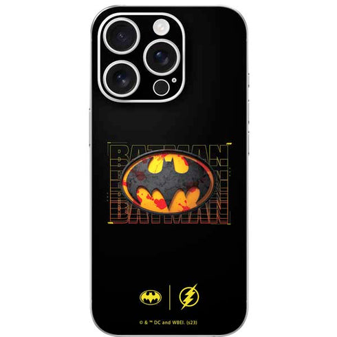 DC Comics The Flash Movie: Batman Bloody Logo iPhone 16 Pro Skin