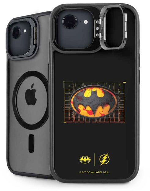DC Comics The Flash Movie: Batman Bloody Logo iPhone 16e Kickstand Case