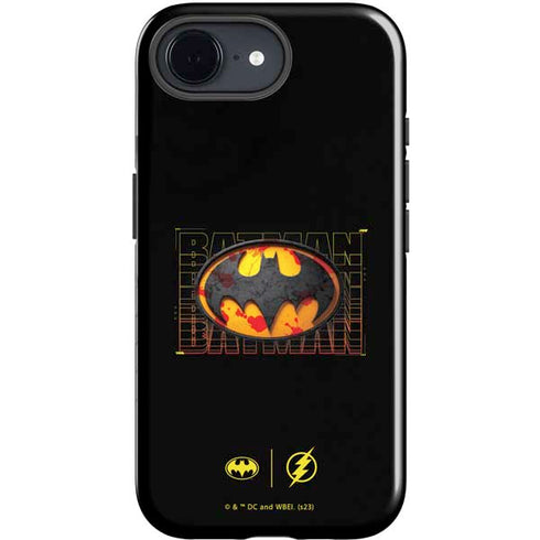 DC Comics The Flash Movie: Batman Bloody Logo iPhone 16e Impact Case