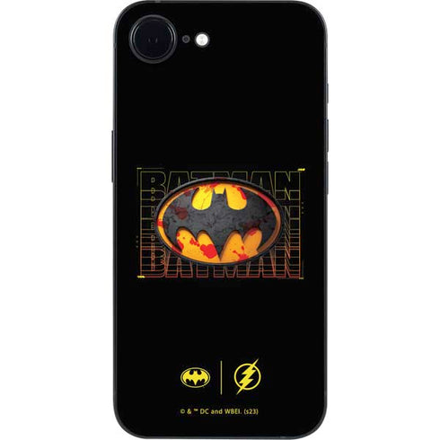 DC Comics The Flash Movie: Batman Bloody Logo iPhone 16e Skin