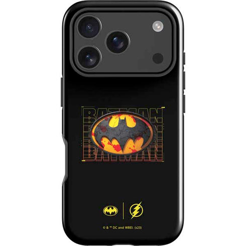 DC Comics The Flash Movie: Batman Bloody Logo iPhone 18 Pro Impact Case