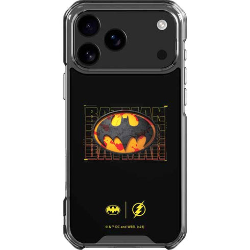 DC Comics The Flash Movie: Batman Bloody Logo iPhone 18 Pro Max Clear Case