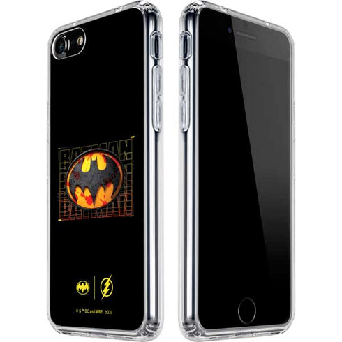 DC Comics The Flash Movie: Batman Bloody Logo iPhone SE (2nd & 3rd Gen) Clear Case
