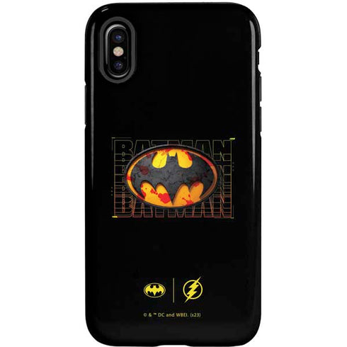 DC Comics The Flash Movie: Batman Bloody Logo iPhone XS Pro Case