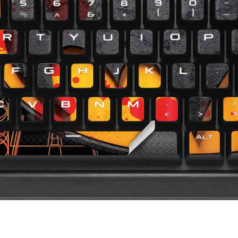 DC Comics The Flash Movie: Batman Bloody Logo K95 RGB PLATINUM Mechanical Gaming Keyboard Skin