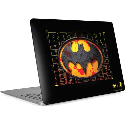 DC Comics The Flash Movie: Batman Bloody Logo Apple MacBook Air Skin