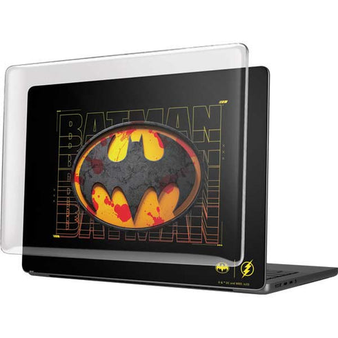 DC Comics The Flash Movie: Batman Bloody Logo MacBook Pro 14in (2021-24) Case plus Skin