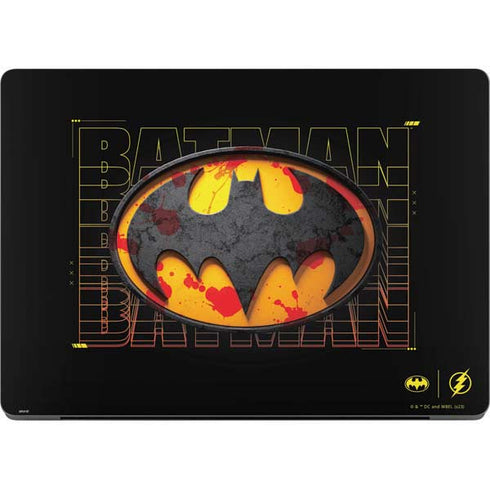 DC Comics The Flash Movie: Batman Bloody Logo Apple MacBook Pro 14-inch Skin