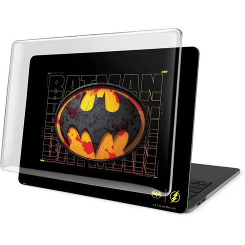 DC Comics The Flash Movie: Batman Bloody Logo MacBook Pro 15in (2016-19) Case plus Skin