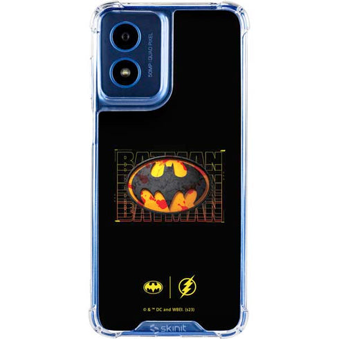 DC Comics The Flash Movie: Batman Bloody Logo Moto G 5G (2024) Clear Case
