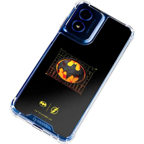 DC Comics The Flash Movie: Batman Bloody Logo Moto G Play 4G (2024) Clear Case
