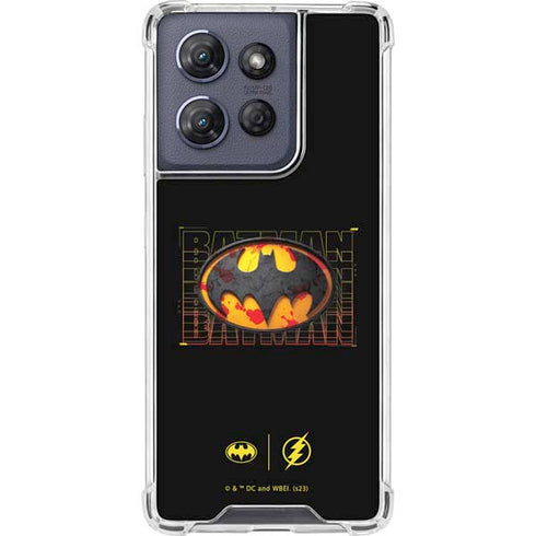 DC Comics The Flash Movie: Batman Bloody Logo Moto G Play 5G (2025) Clear Case