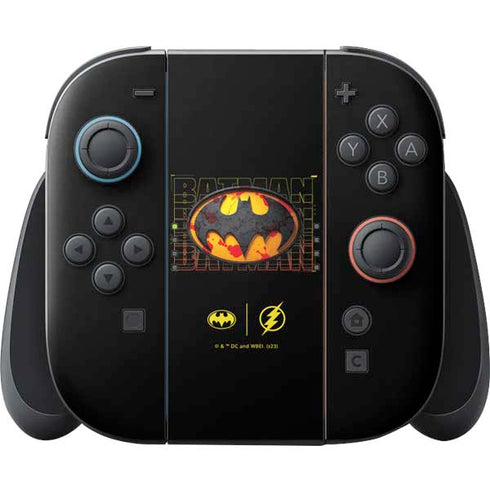 DC Comics The Flash Movie: Batman Bloody Logo Nintendo Skins