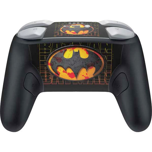 DC Comics The Flash Movie: Batman Bloody Logo Nintendo Switch 2 (2025) Pro Controller Skin