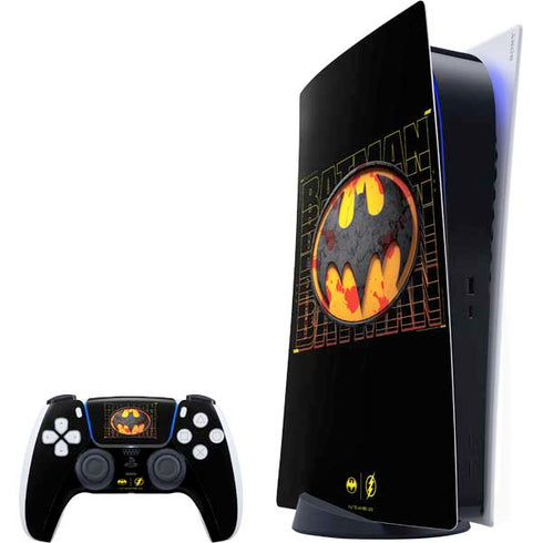 DC Comics The Flash Movie: Batman Bloody Logo PlayStation PS5 Skins