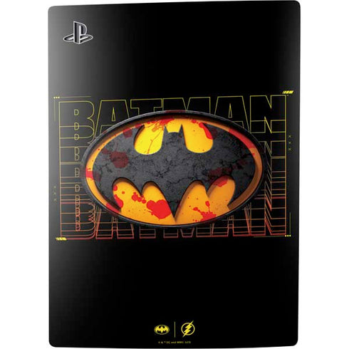 DC Comics The Flash Movie: Batman Bloody Logo PS5 Bundle Skin
