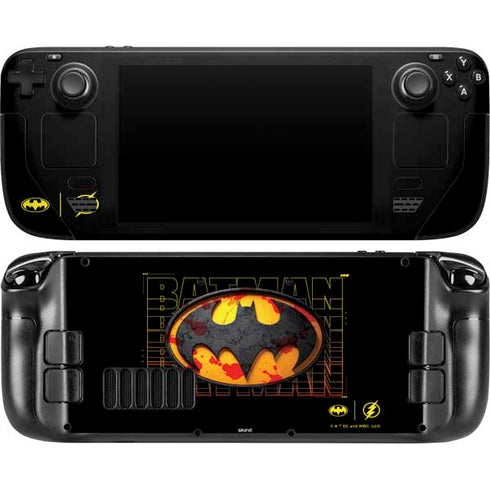 DC Comics The Flash Movie: Batman Bloody Logo Steam Deck Handheld Gaming Computer OLED Skin