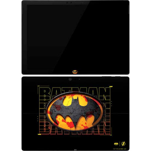 DC Comics The Flash Movie: Batman Bloody Logo Surface Pro 7 Skin