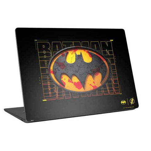 DC Comics The Flash Movie: Batman Bloody Logo Universal Laptop 14in (11.4 x 8.2in) Skin