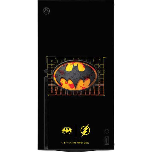 DC Comics The Flash Movie: Batman Bloody Logo Xbox Series X Console Skin