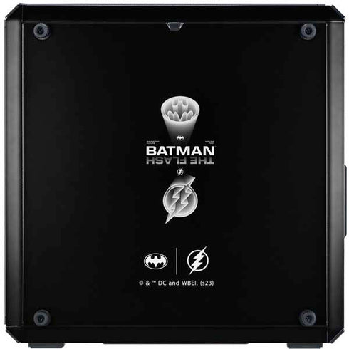 DC Comics The Flash Movie: Batman Flash Future & Past Cooler Master MasterBox Q300L Mini Tower Skin
