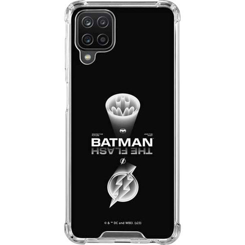 DC Comics The Flash Movie: Batman Flash Future & Past Galaxy A12 Clear Case
