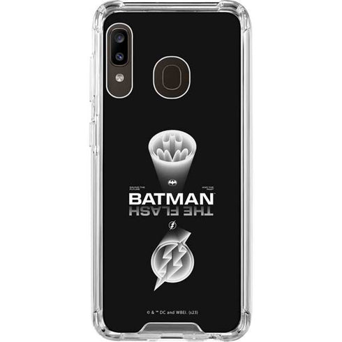 DC Comics The Flash Movie: Batman Flash Future & Past Galaxy A30 Clear Case