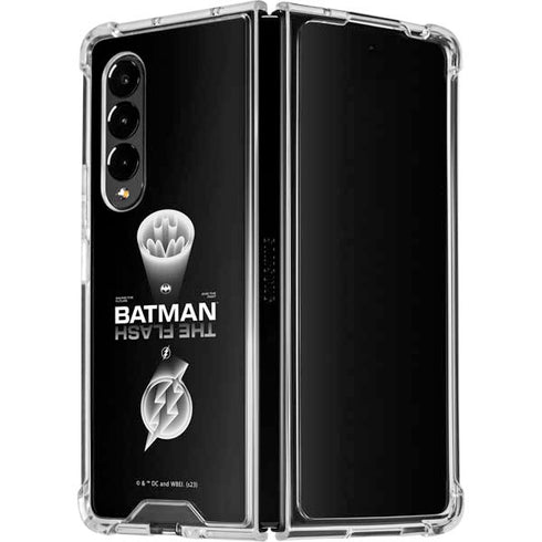 DC Comics The Flash Movie: Batman Flash Future & Past Galaxy Z Fold4 5G Clear Case