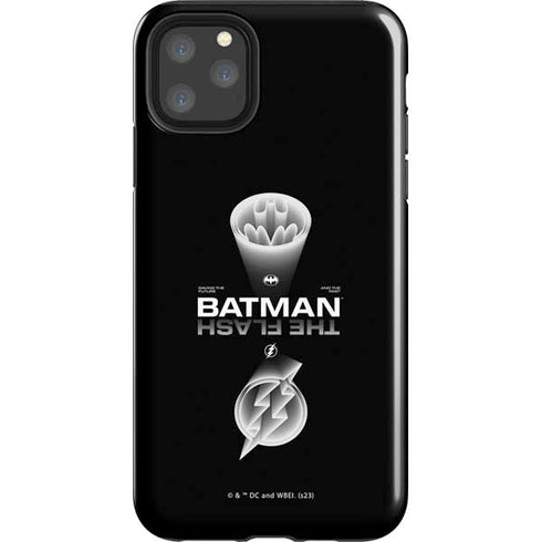 DC Comics The Flash Movie: Batman Flash Future & Past iPhone Cases