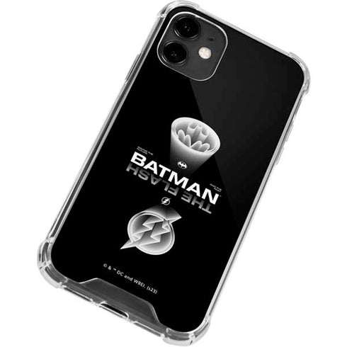 DC Comics The Flash Movie: Batman Flash Future & Past iPhone 12 Clear Case