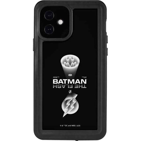 DC Comics The Flash Movie: Batman Flash Future & Past iPhone 12 Waterproof Case