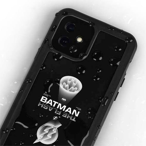 DC Comics The Flash Movie: Batman Flash Future & Past iPhone 12 Waterproof Case